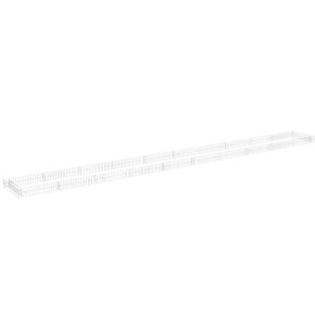 Strat Înălțat Gabion 1000x100x20 cm - Oțel Galvanizat 2