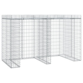 Perete Gabion pentru Pubele Gunoi 192x91x120 cm Fier Galvanizat 2