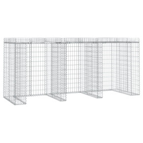 Perete Gabion pentru Pubele Gunoi 270x91x120 cm Fier Galvanizat 2