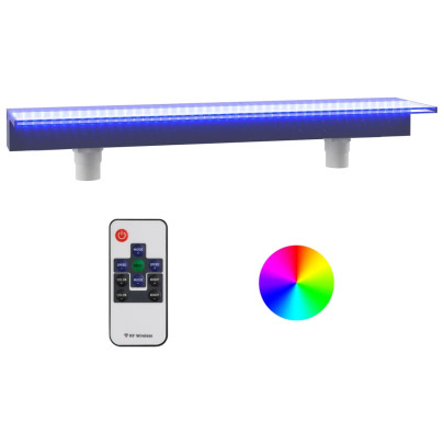 Deversor Cascadă LED RGB Acrilic 108 cm - Livrare Gratuită