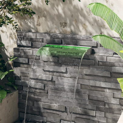 Deversor Cascadă LED RGB 60cm - Oțel Inoxidabil