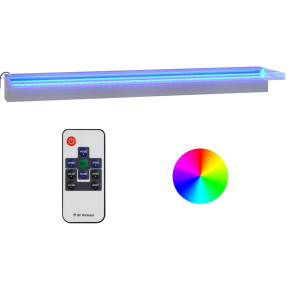 Deversor Cascadă LED RGB 90cm - Oțel Inoxidabil 2
