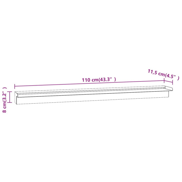 Fântână Cascadă Piscină 110cm Oțel Inoxidabil