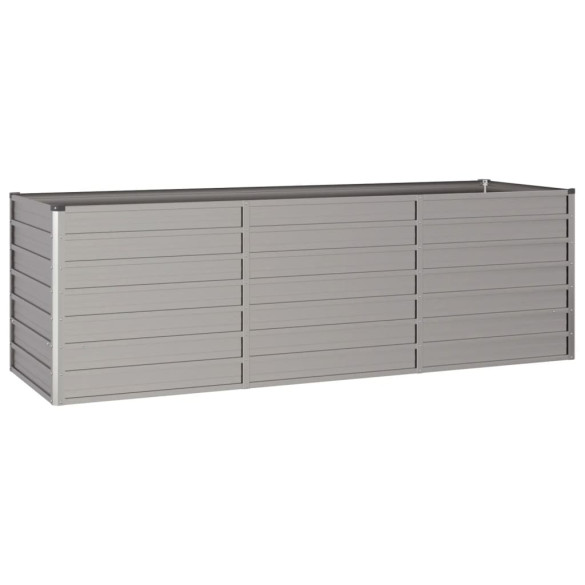 Strat Ridicat Grădină Oțel Corten Rustic - 240x80x77 cm