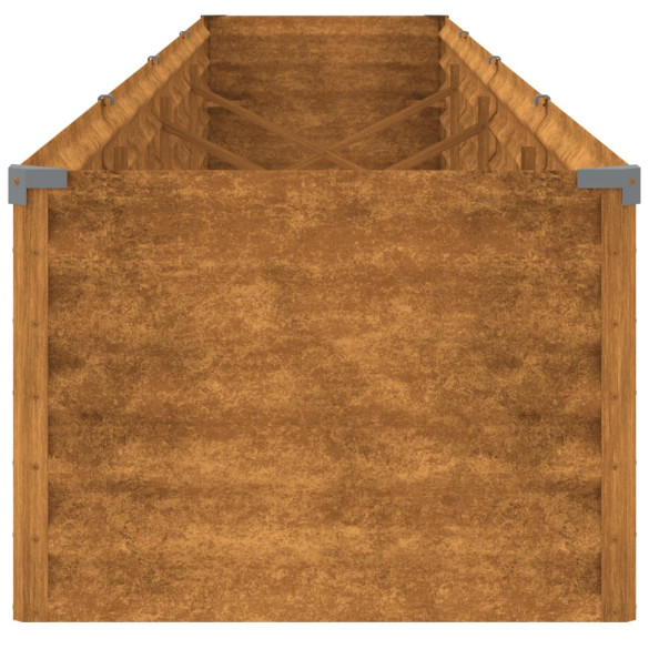 Strat Înălțat Grădină Oțel Corten - Livrare Gratuită