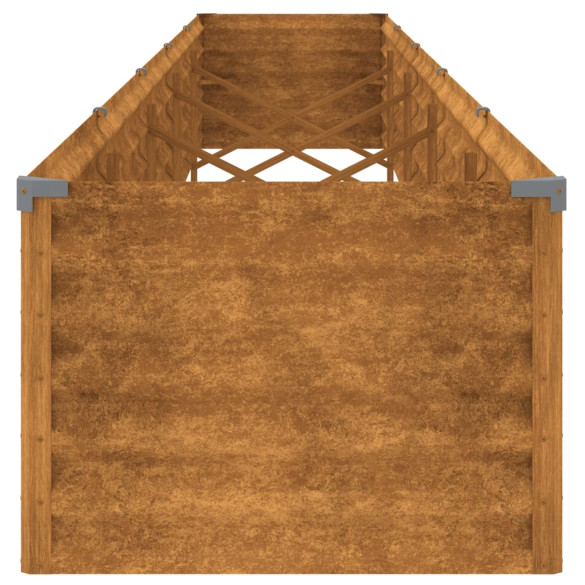 Strat Înlțat Grădină Oțel Corten - Livrare Gratuită