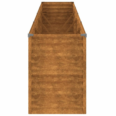 Strat Înălțat Grădină Oțel Corten - 385x50x69 cm