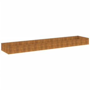 Strat Înălțat Grădină Oțel Corten - 482x100x36 cm 2
