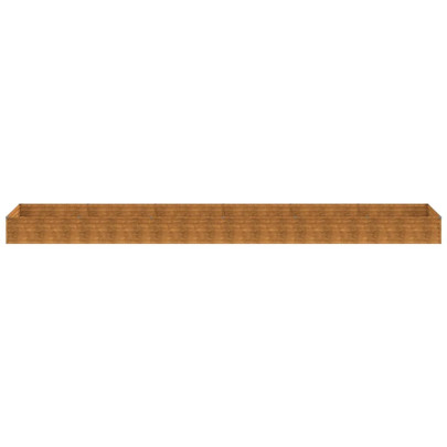 Strat Înălțat Grădină Oțel Corten - 579x100x36 cm