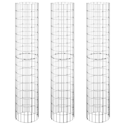 Strat Înălțat Gabion Circular Ø30x150cm Oțel Galvanizat