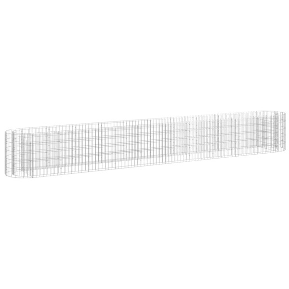 Strat Gabion 400x50x50 cm - Fier Galvanizat | Livrare Gratuită