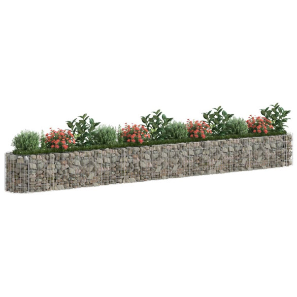 Strat Înălțat Gabion 470x50x50 cm - Fier Galvanizat