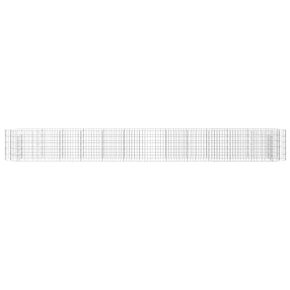 Strat Înălțat Gabion 470x50x50 cm - Fier Galvanizat