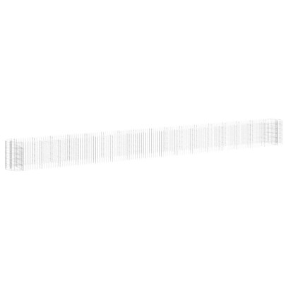 Strat Înălțat Gabion 610x50x50 cm - Fier Galvanizat