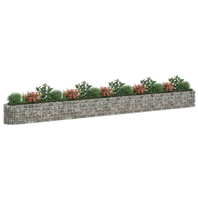 Strat Înălțat Gabion 610x50x50 cm - Fier Galvanizat