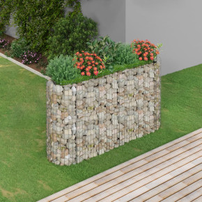 Strat Înălțat Gabion 190x50x100 cm - Fier Galvanizat