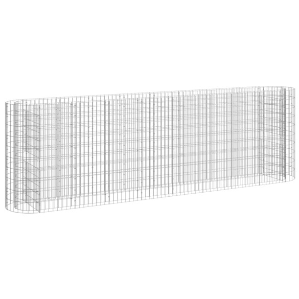 Strat Înălțat Gabion 330x50x100 cm - Fier Galvanizat
