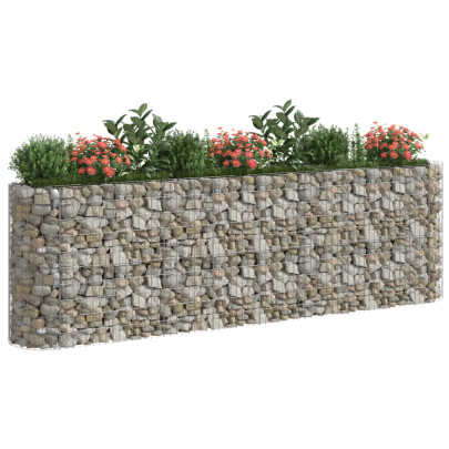 Strat Înălțat Gabion 330x50x100 cm - Fier Galvanizat
