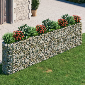 Strat Înălțat Gabion 400x50x100cm - Fier Galvanizat