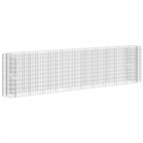 Strat Înălțat Gabion 400x50x100cm - Fier Galvanizat