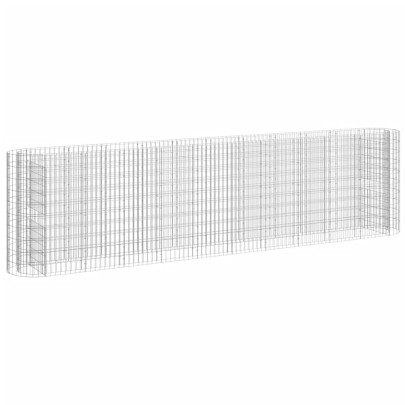 Strat Înălțat Gabion 400x50x100cm - Fier Galvanizat