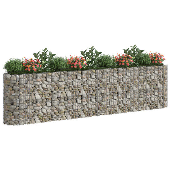 Strat Înălțat Gabion 400x50x100cm - Fier Galvanizat