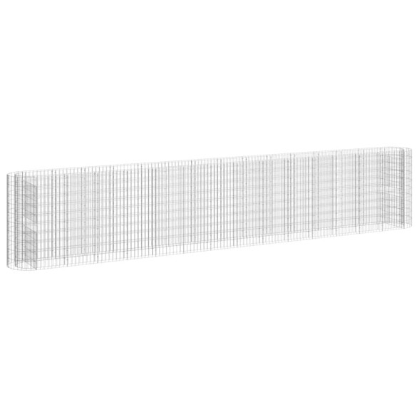 Strat Înălțat Gabion - 540x50x100 cm - Fier Galvanizat