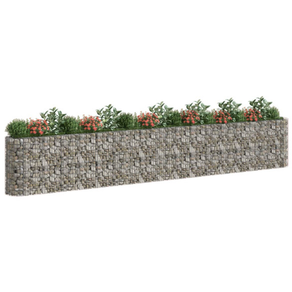 Strat Gabion Înălțat 610x50x100 cm - Fier Galvanizat