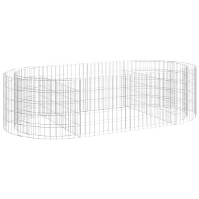 Strat Înălțat Gabion 200x100x50 cm - Fier Galvanizat 2