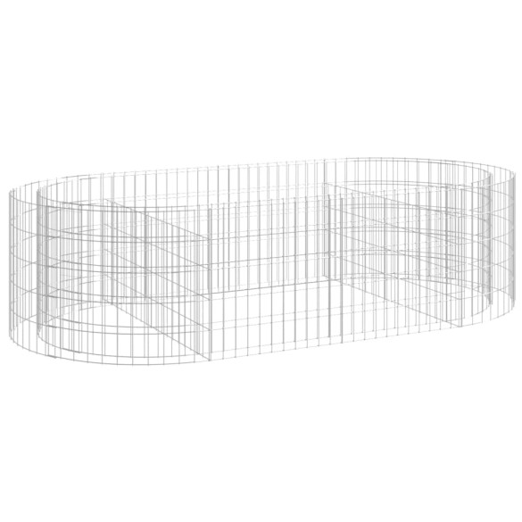 Strat Înălțat Gabion 200x100x50 cm - Fier Galvanizat