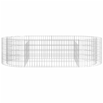 Strat Înălțat Gabion 200x100x50 cm - Fier Galvanizat