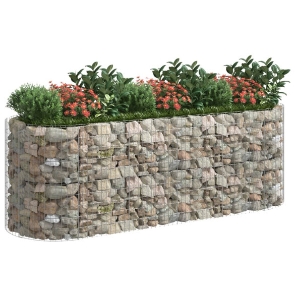 Strat Înălțat Gabion 300x100x100 cm - Fier Galvanizat