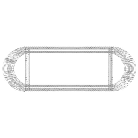 Strat Înălțat Gabion 300x100x100 cm - Fier Galvanizat