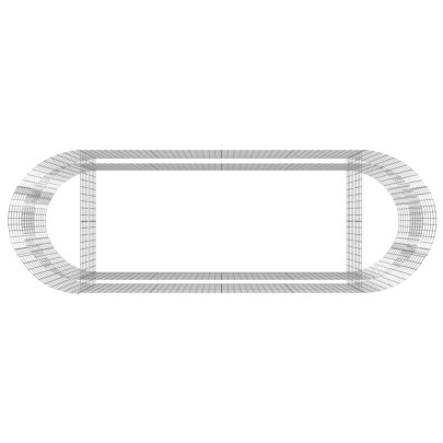 Strat Înălțat Gabion 300x100x100 cm - Fier Galvanizat