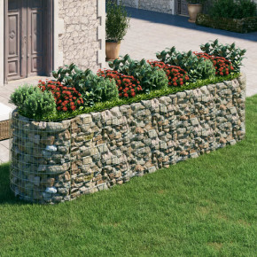 Strat Gabion 400x100x100 cm - Fier Galvanizat | Livrare Gratuită