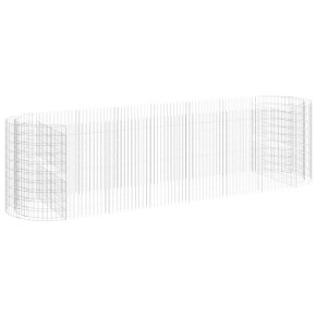 Strat Gabion 400x100x100 cm - Fier Galvanizat | Livrare Gratuită 2