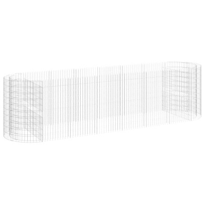 Strat Gabion 400x100x100 cm - Fier Galvanizat | Livrare Gratuită