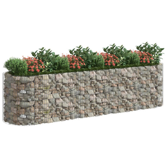 Strat Gabion 400x100x100 cm - Fier Galvanizat | Livrare Gratuită