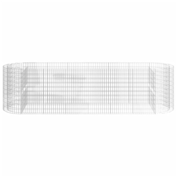 Strat Gabion 400x100x100 cm - Fier Galvanizat | Livrare Gratuită