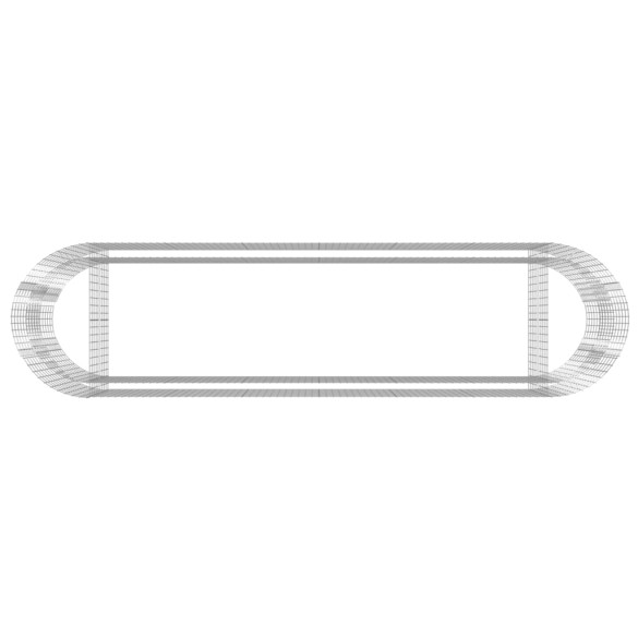 Strat Gabion 400x100x100 cm - Fier Galvanizat | Livrare Gratuită