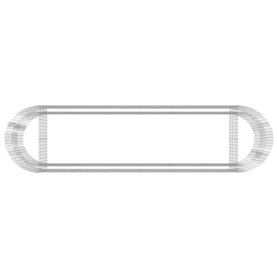 Strat Gabion 400x100x100 cm - Fier Galvanizat | Livrare Gratuită