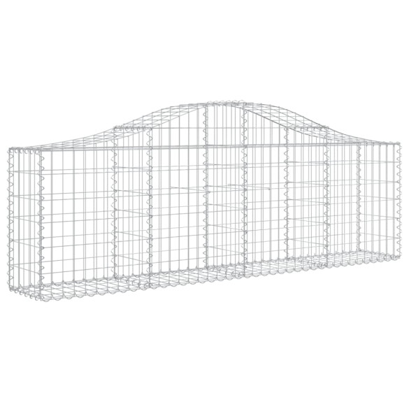 Coș Gabion Arcuit Fier Galvanizat 200x30x60/80 cm