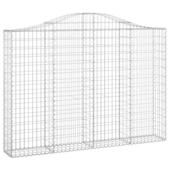Coș Gabion Arcuit Fier Galvanizat 200x30x140/160 cm