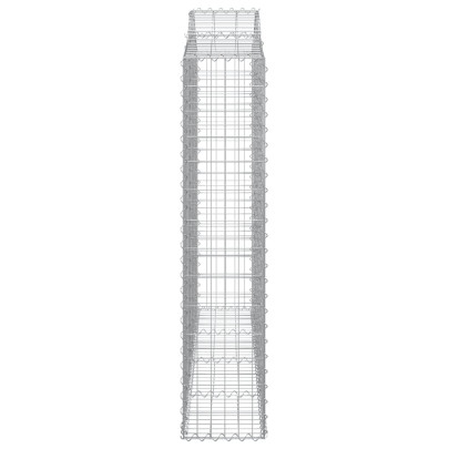 Coș Gabion Arcuit Fier Galvanizat 200x30x140/160 cm