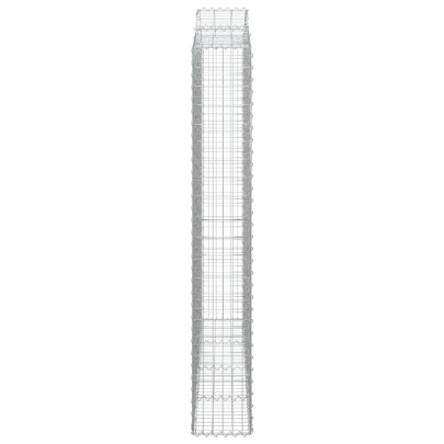 Coș Gabion Arcuit Fier Galvanizat 200x30x200/220 cm