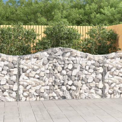 Coș Gabion Arcuit 200x50x100/120 cm Fier Galvanizat