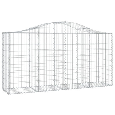 Coș Gabion Arcuit 200x50x100/120 cm Fier Galvanizat
