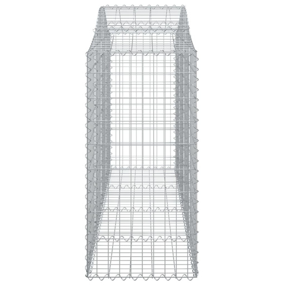 Coș Gabion Arcuit Fier Galvanizat 200x50x120/140 cm