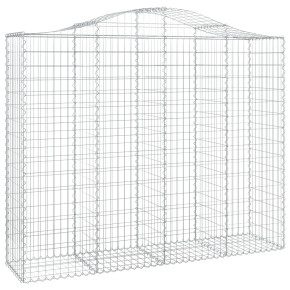 Coș Gabion Arcuit Fier Galvanizat | 200x50x160/180 cm 2