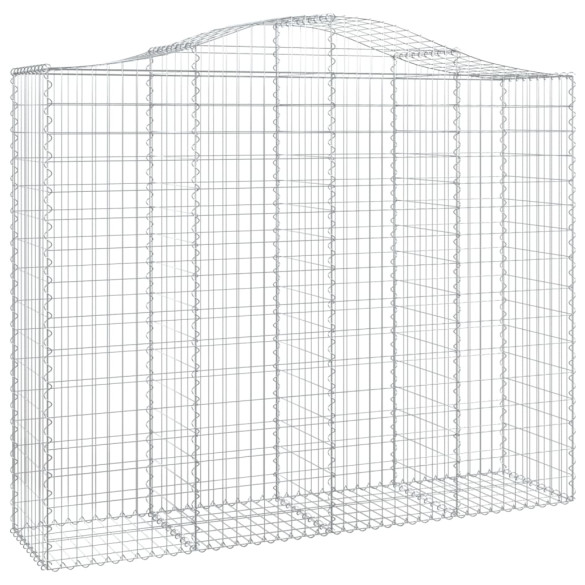 Coș Gabion Arcuit Fier Galvanizat | 200x50x160/180 cm